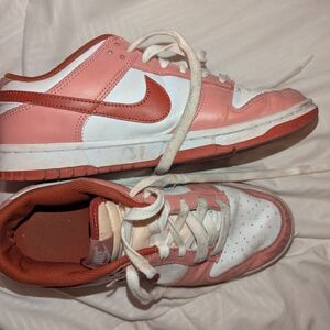 Nike Pink and White Women's Sneakers